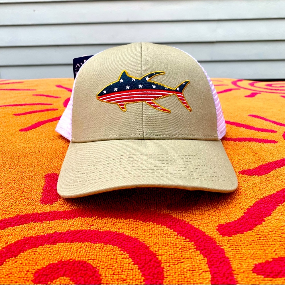 Avid Gear Men's Tuna Merica Desert Trucker Hat NWT Mesh Back Adjustable Snapback